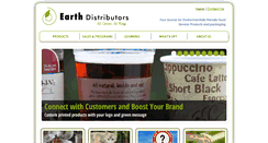 Desktop Screenshot of earthdistributors.com